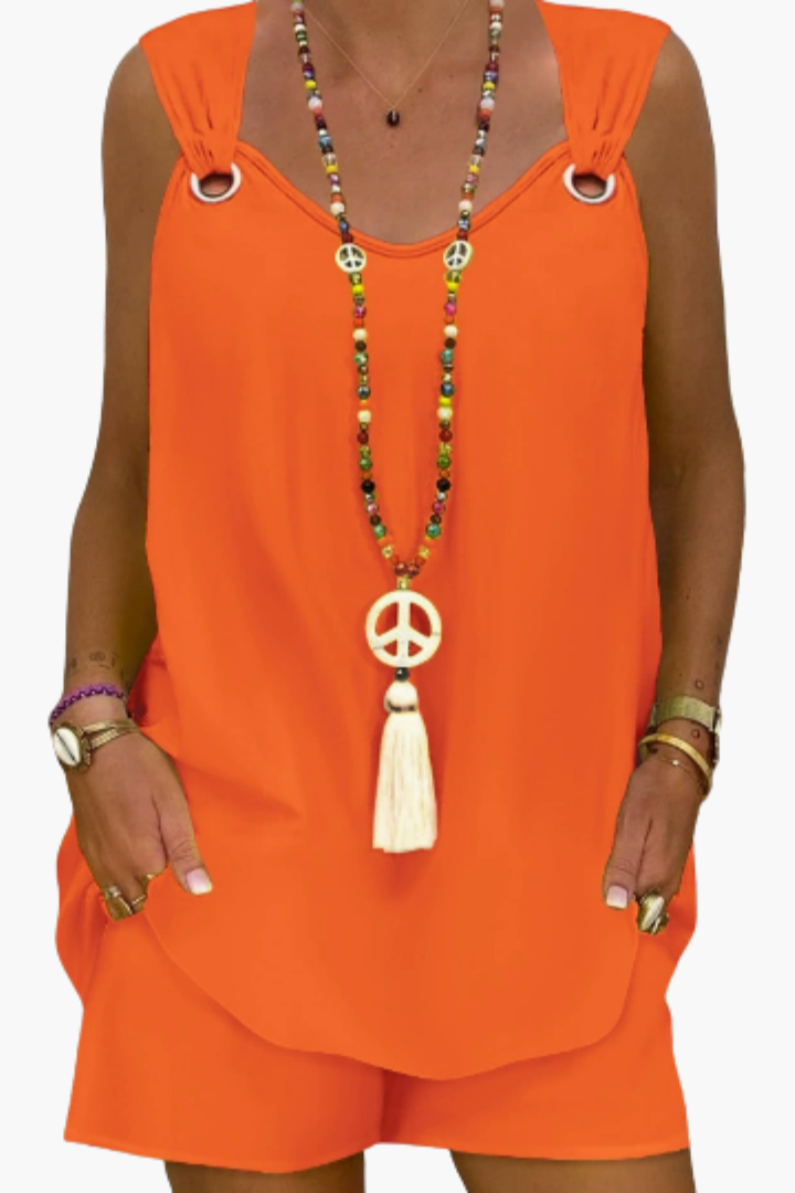 Bavane | Women’s Summer Two-Piece Tunic & Shorts Set – Airy, Relaxed Stylish