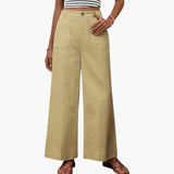 Aurora | Women's Trousers with High Waist and Side Pockets