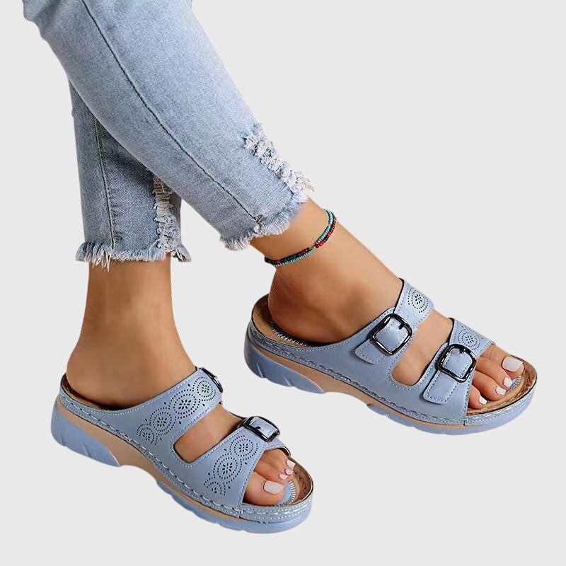 Women's Orthopedic Sandals with Arch Support and Adjustable Strap