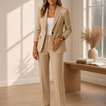 Women's camel blazer
