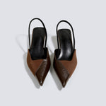 Women's Heels with Ankle Strap and Kitten Heel