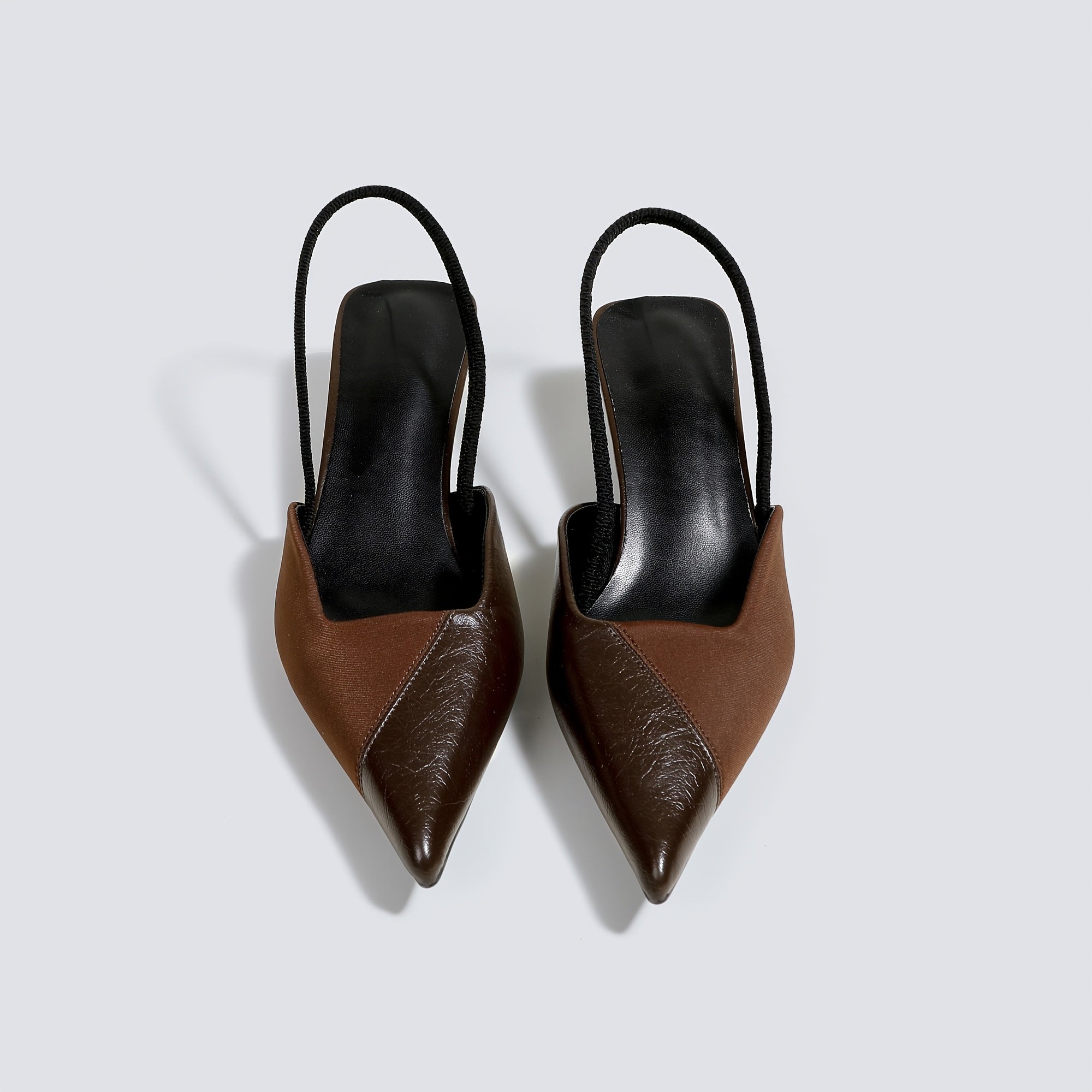 Women's Heels with Ankle Strap and Kitten Heel