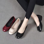 Women's Ballerina Shoes with Orthopedic Insole and PU Upper