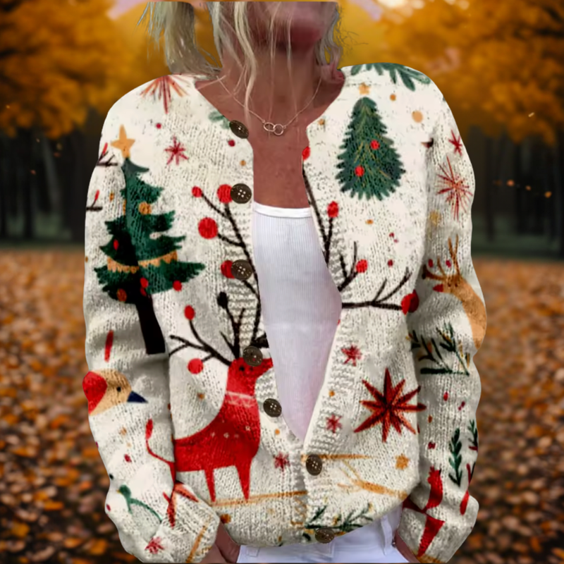 Sandra | Reindeer Cardigan