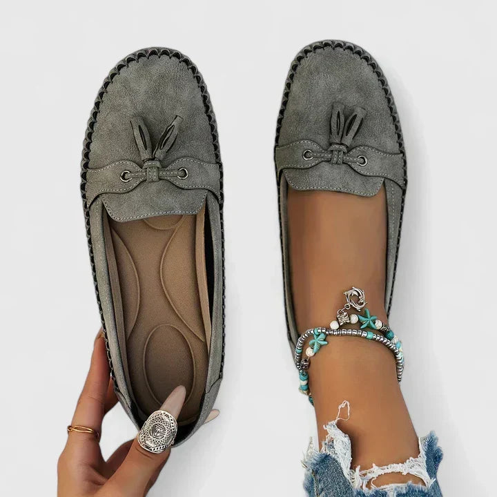 Bavane | Women's Loafers with Bow Detail and Tassel