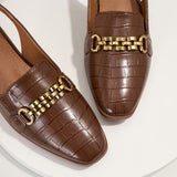 Sabine | Women's Sandals with Buckle Closure and Square Toe