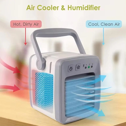 4-in-1 Portable Air Conditioner with Humidifier & Purifier