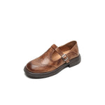 Women's Mary Jane Sandals with Adjustable Strap and Cushioned Insole