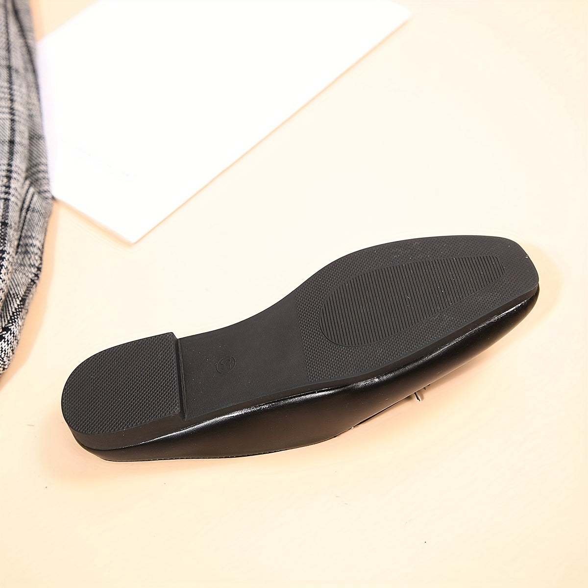 Women's Loafer Shoes with Slip On Design and Plain Toe
