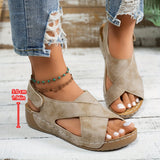 Ines | Womens Orthopedic Sandals with Wedge Platform and Cushioned Insole