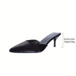 Women's D'Orsay Heels with Pointed Toe and Stiletto Heel