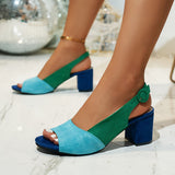 Women's Orthopedic Sandals with Slingback Strap and Cushioned Insole