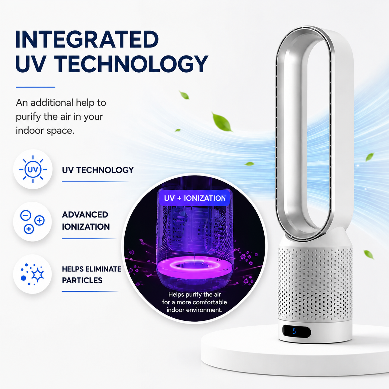 3-in-1 Air Cooler with UV Purifier