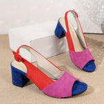 Women's Orthopedic Sandals with Slingback Strap and Cushioned Insole