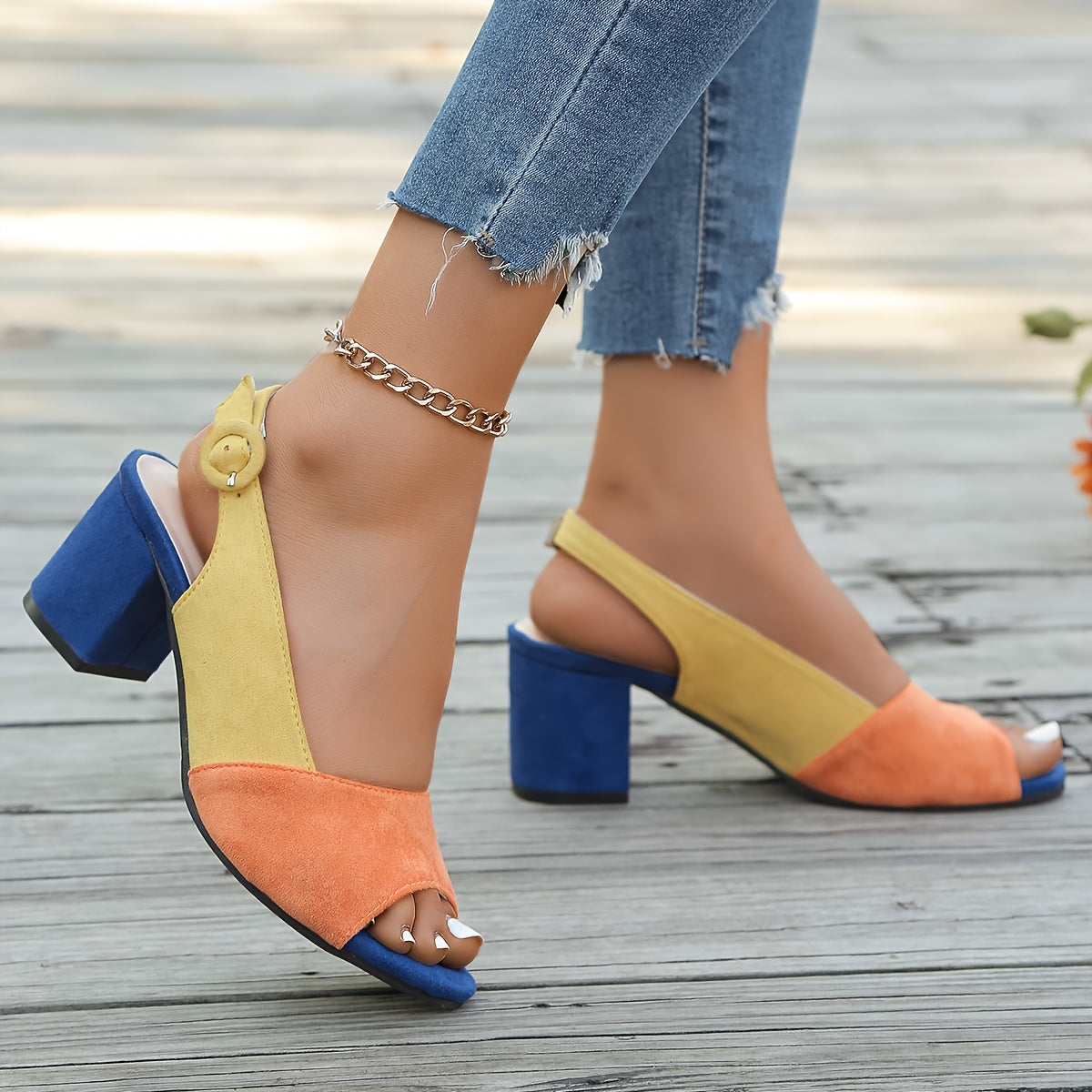 Women's Orthopedic Sandals with Slingback Strap and Cushioned Insole