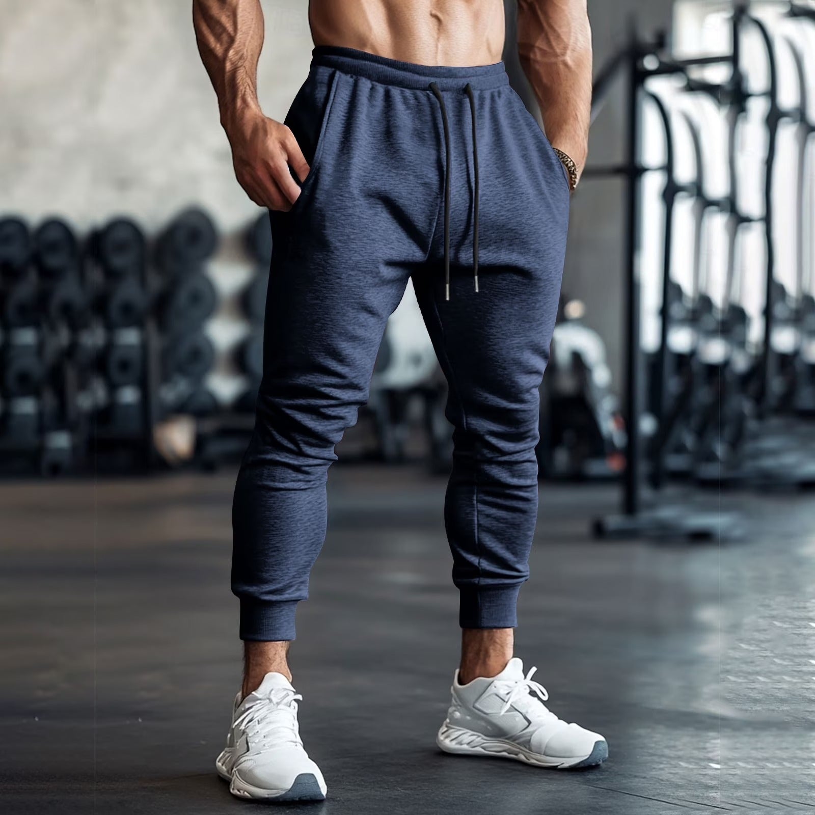 Comfortable Jogging Pants for Men  Sports Pants with Elastic Waistband