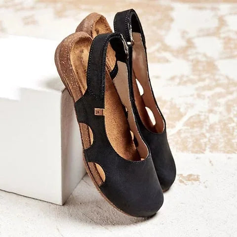 Womens Orthopedic Sandals with Contoured Footbed and Adjustable Strap