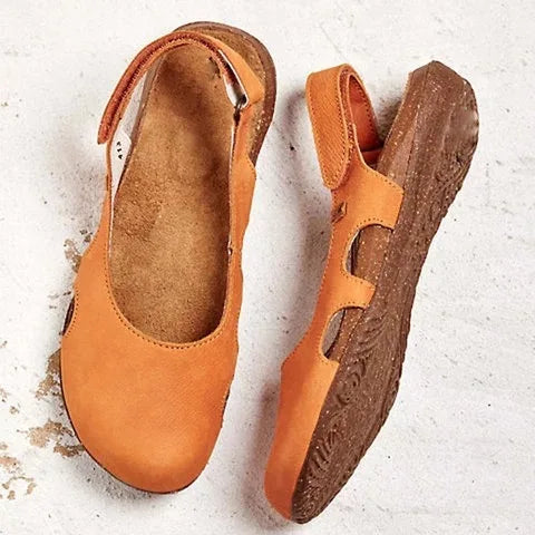 Womens Orthopedic Sandals with Contoured Footbed and Adjustable Strap