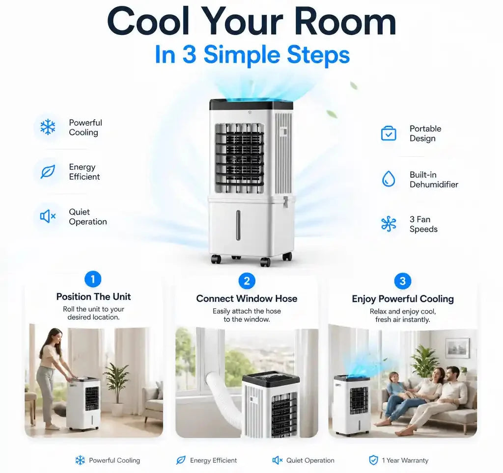Criovex – 13000 BTU Portable Air Cooler
