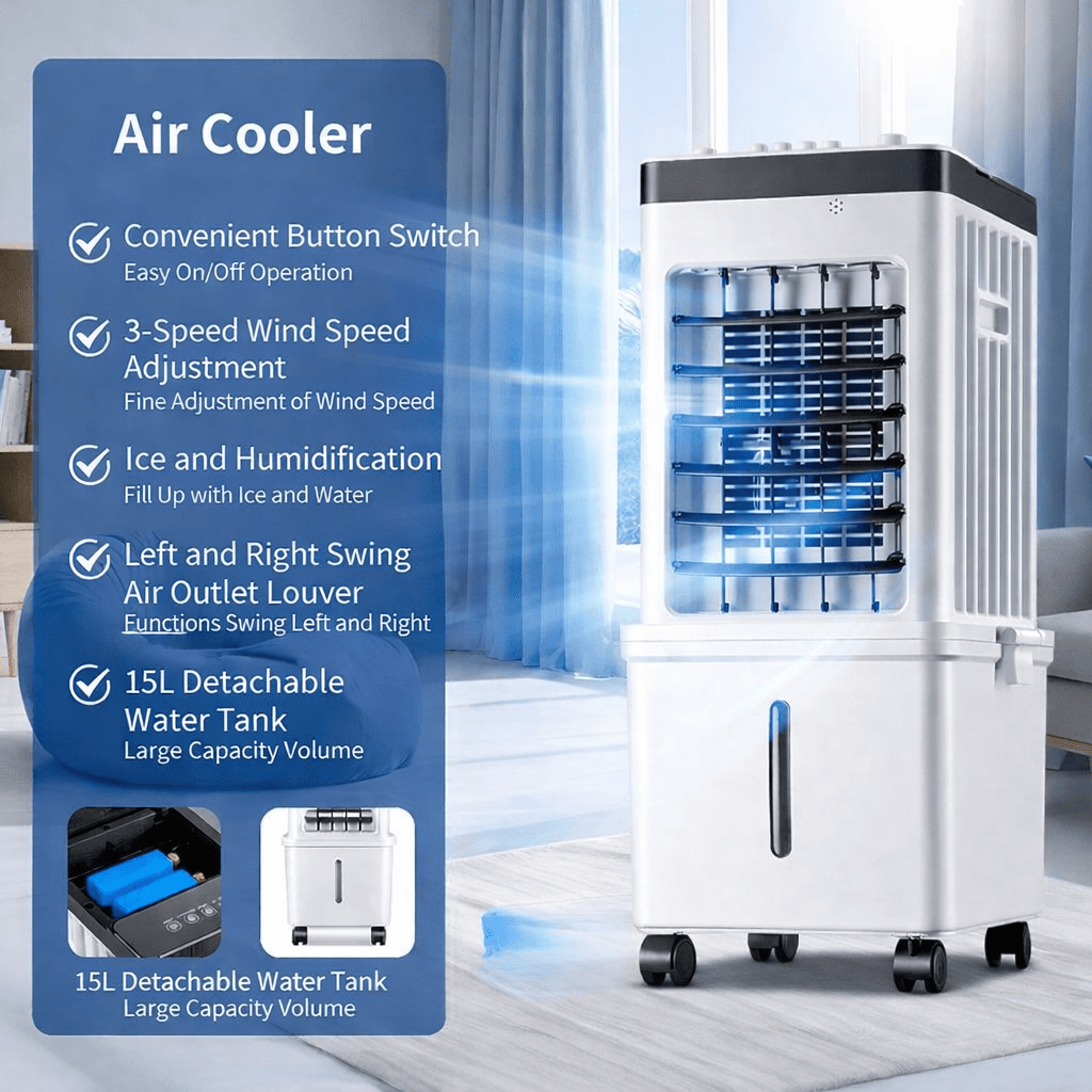 Portable Evaporative Air Cooler