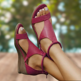 Women's Orthopedic Sandals with Cushioned Footbed and Flexible Heel